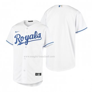 Maglia Baseball Bambino Kansas City Royals Replica Home Bianco