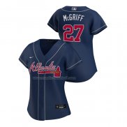 Maglia Baseball Donna Atlanta Braves Fred Mcgriff Replica Alternato 2020 Blu