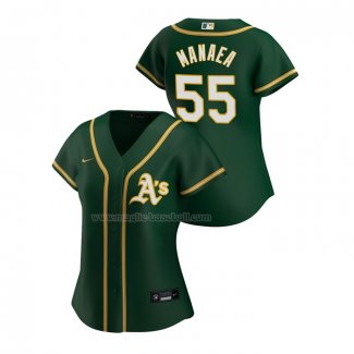 Maglia Baseball Donna Oakland Athletics Sean Manaea Replica Alternato 2020 Verde