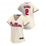 Maglia Baseball Donna Philadelphia Phillies Jean Segura Replica Alternato 2020 Crema