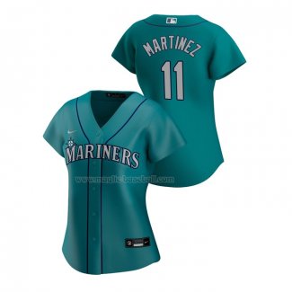 Maglia Baseball Donna Seattle Mariners Edgar Martinez Replica Alternato 2020 Verde