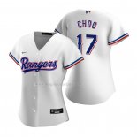 Maglia Baseball Donna Texas Rangers Shin-soo Choo Replica Home Bianco