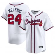 Maglia Baseball Uomo Atlanta Braves Jarred Kelenic Home Limited Bianco