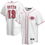 Maglia Baseball Uomo Cincinnati Reds Joey Votto Home Replica Bianco