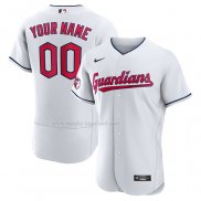 Maglia Baseball Uomo Cleveland Guardians Autentico Personalizzate Bianco