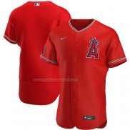 Maglia Baseball Uomo Los Angeles Angels Alternato Autentico Rosso