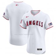 Maglia Baseball Uomo Los Angeles Angels Elite Home Bianco