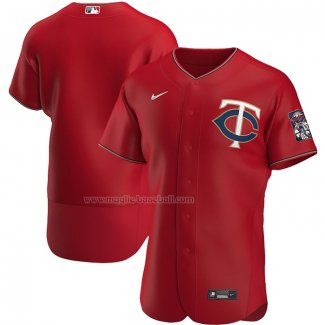 Maglia Baseball Uomo Minnesota Twins Alternato Autentico Rosso