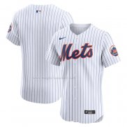 Maglia Baseball Uomo New York Mets Home Elite Bianco