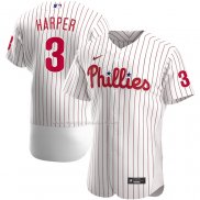 Maglia Baseball Uomo Philadelphia Phillies Bryce Harper Home Autentico Bianco