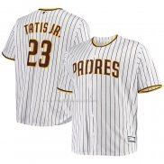 Maglia Baseball Uomo San Diego Padres Fernando Tatis JR. Big & Tall Replica Bianco