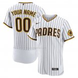 Maglia Baseball Uomo San Diego Padres Home Autentico Personalizzate Bianco