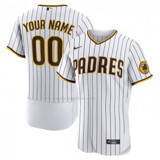 Maglia Baseball Uomo San Diego Padres Home Autentico Personalizzate Bianco