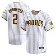 Maglia Baseball Uomo San Diego Padres Xander Bogaerts Home Limited Bianco