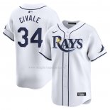 Maglia Baseball Uomo Tampa Bay Rays Aaron Civale Home Limited Bianco