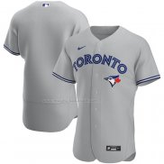 Maglia Baseball Uomo Toronto Blue Jays Road Autentico Grigio