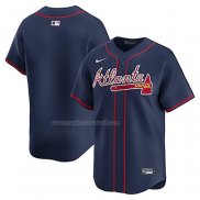 Maglia Baseball Uomo Atlanta Braves Alternato Limited Blu