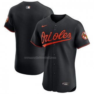 Maglia Baseball Uomo Baltimore Orioles Alternato Home Elite Nero