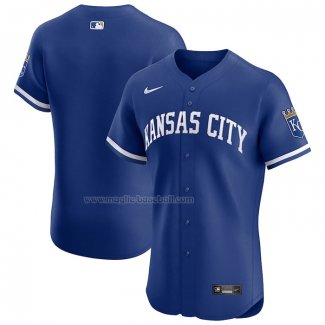 Maglia Baseball Uomo Kansas City Royals Alternato Home Elite Blu