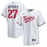 Maglia Baseball Uomo Minnesota Twins Ryan Jeffers Home Replica Bianco