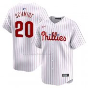 Maglia Baseball Uomo Philadelphia Phillies Mike Schmidt Home Giocatore Bianco