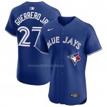 Maglia Baseball Uomo Toronto Blue Jays Vladimir Guerrero Jr. Alternato Elite Blu1