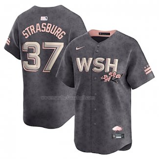 Maglia Baseball Uomo Washington Nationals Stephen Strasburg Limited Nero