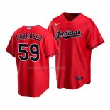 Maglia Baseball Bambino Cleveland Guardians Carlos Carrasco Replica Alternato 2020 Rosso