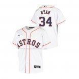 Maglia Baseball Bambino Houston Astros Nolan Ryan Replica Home Bianco