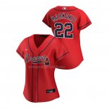 Maglia Baseball Donna Atlanta Braves Nick Markakis Replica Alternato 2020 Rosso