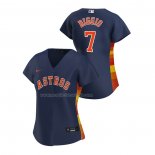 Maglia Baseball Donna Houston Astros Craig Biggio Replica Alternato 2020 Blu