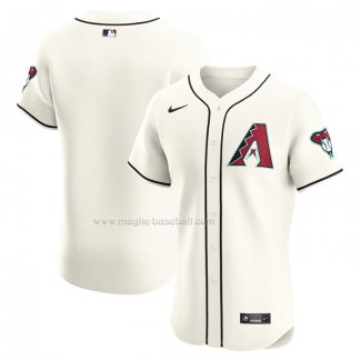 Maglia Baseball Uomo Arizona Diamondbacks Elite Crema