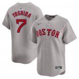 Maglia Baseball Uomo Boston Red Sox Masataka Yoshida Away Limited Grigio