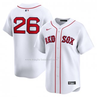 Maglia Baseball Uomo Boston Red Sox Wade Boggs Home Limited Bianco