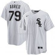 Maglia Baseball Uomo Chicago White Sox Jose Abreu Home Replica Bianco