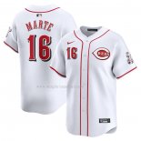 Maglia Baseball Uomo Cincinnati Reds Noelvi Marte Home Limited Bianco