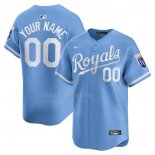 Maglia Baseball Uomo Kansas City Royals Alternato Limited Personalizzate Blu