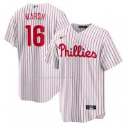 Maglia Baseball Uomo Philadelphia Phillies Brandon Marsh Replica Bianco