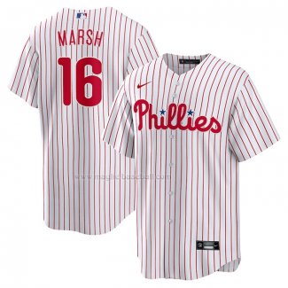 Maglia Baseball Uomo Philadelphia Phillies Brandon Marsh Replica Bianco