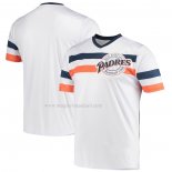 Maglia Baseball Uomo San Diego Padres Cooperstown Collection V-neck Bianco