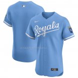 Maglia Baseball Uomo Kansas City Royals Alternato Home Elite Blu1