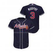 Maglia Baseball Bambino Atlanta Braves Dale Murphy Replica Alternato Blu