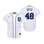 Maglia Baseball Bambino Detroit Tigers Matthew Boyd Replica Home Bianco