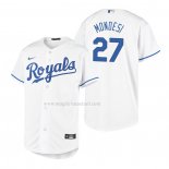 Maglia Baseball Bambino Kansas City Royals Adalberto Mondesi Replica Home Bianco