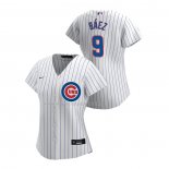 Maglia Baseball Donna Chicago Cubs Javier Baez Replica Home 2020 Bianco