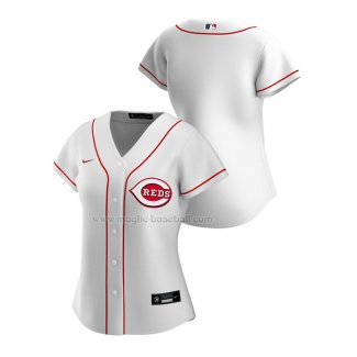 Maglia Baseball Donna Cincinnati Reds Replica Home 2020 Bianco