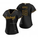 Maglia Baseball Donna Pittsburgh Pirates Ben Gamel Alternato Replica Nero