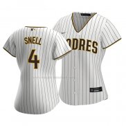 Maglia Baseball Donna San Diego Padres Blake Snell Replica Home Bianco