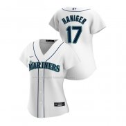 Maglia Baseball Donna Seattle Mariners Mitch Haniger Replica Home 2020 Bianco