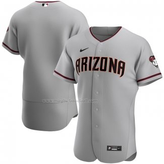 Maglia Baseball Uomo Arizona Diamondbacks Road Autentico Grigio